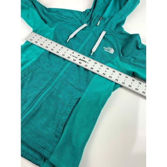 The North Face Castle Crag Hooded Full Zip Jacket Womens Small Green BP0243 - Picture 9 of 9